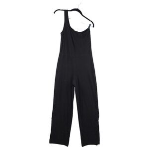 Skin Organic Black One‎ Shoulder Jumpsuit Size Medium